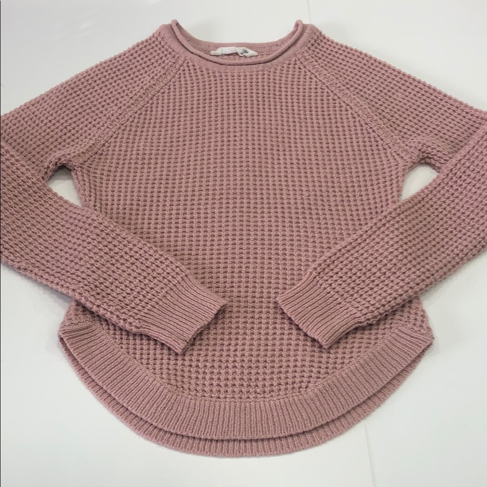 Urban Kids Cable Knit Sweater – Dusty Pink – Size Medium (10–12)